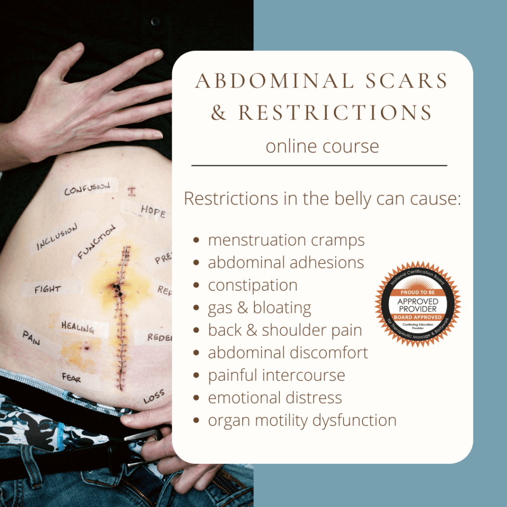 Learn Self Massage For Abdominal Scars Including C Section Scars 4205